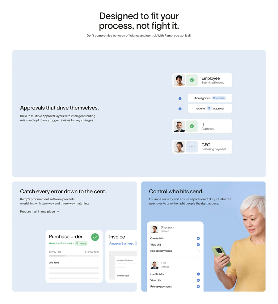Ramp
				bento box ui component