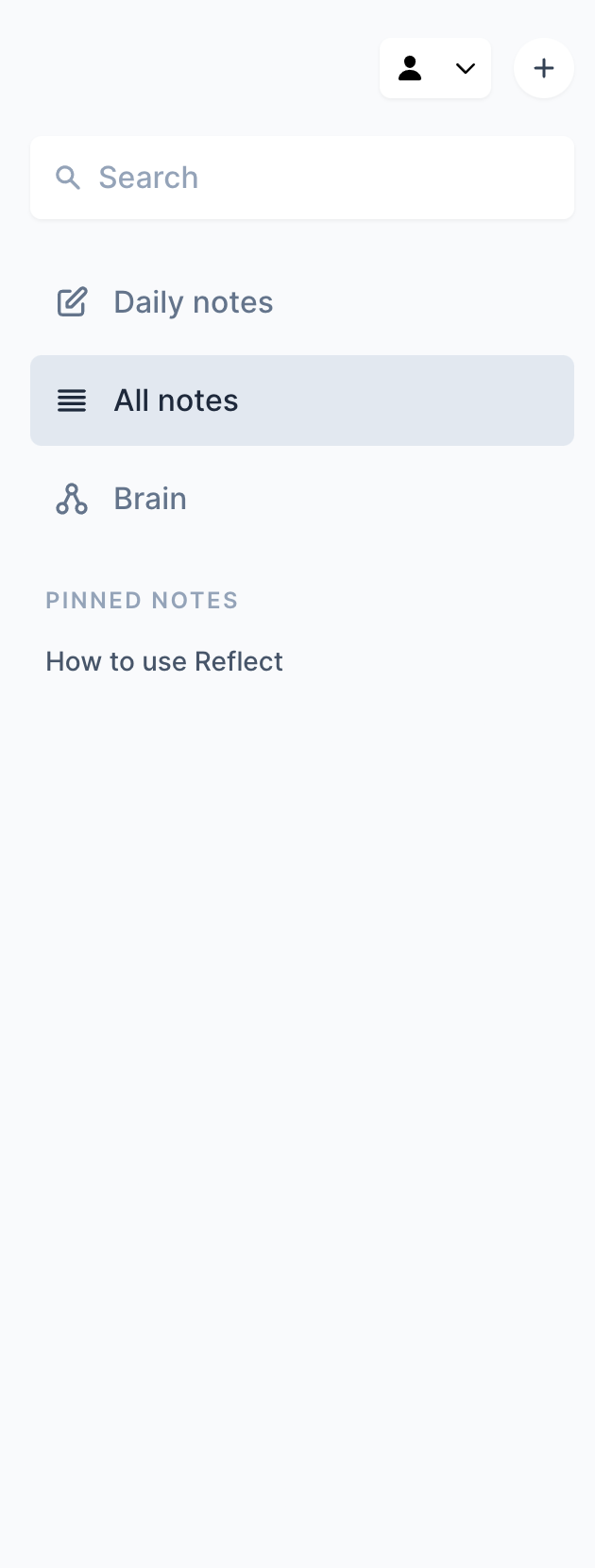 Reflect
				vertical navigation ui component