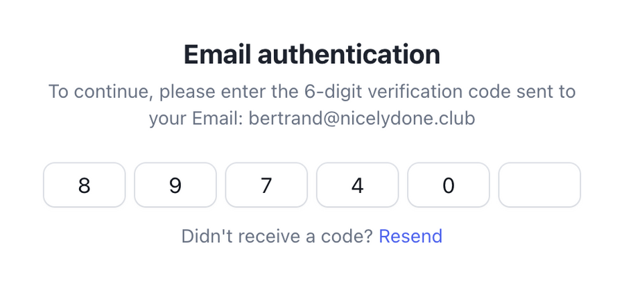 Copperx
				input code ui component