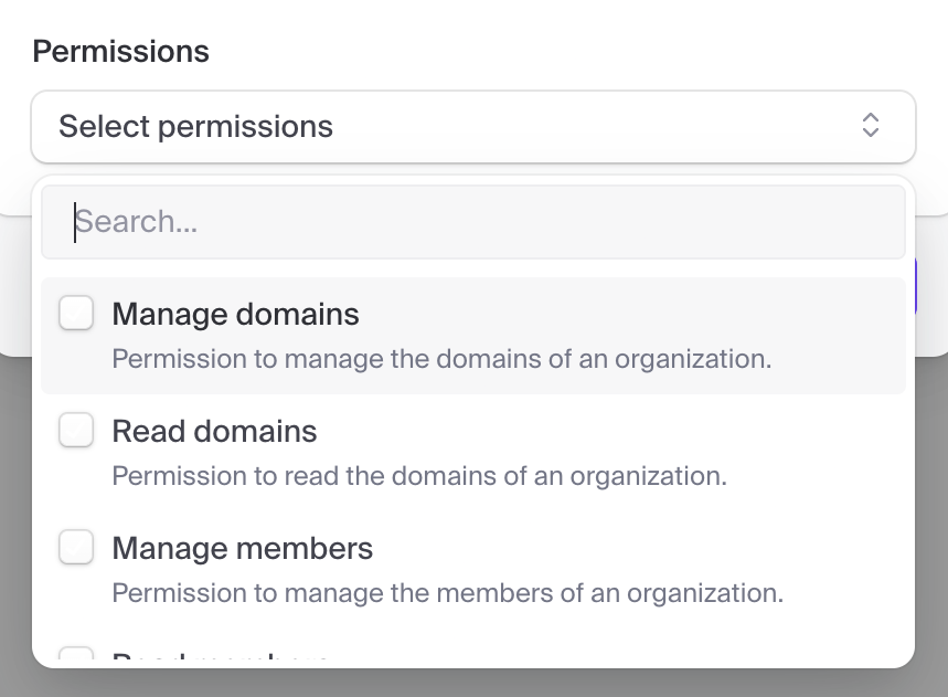 Clerk
				input multi-select ui component