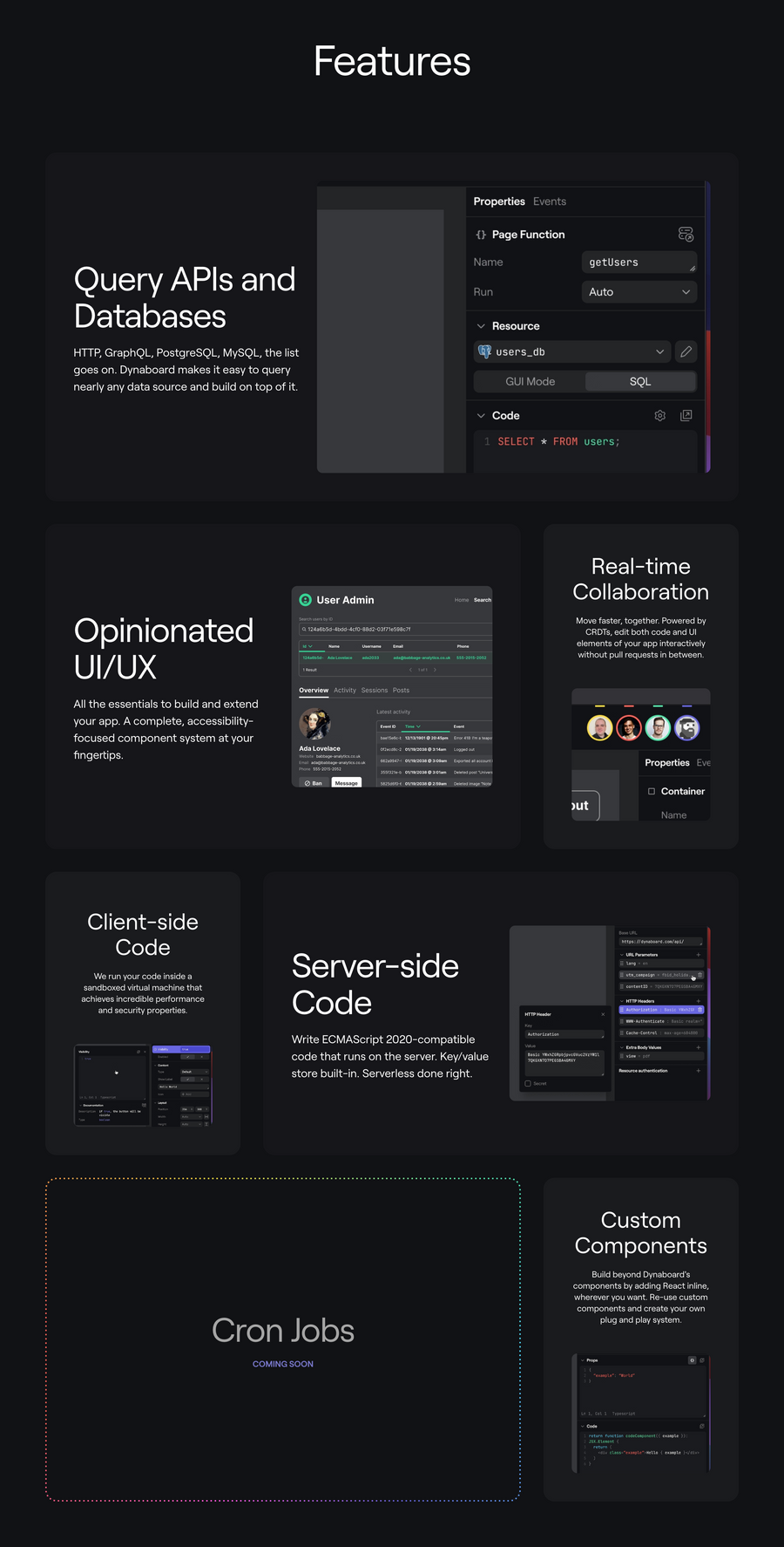 Dynaboard
				bento box ui component