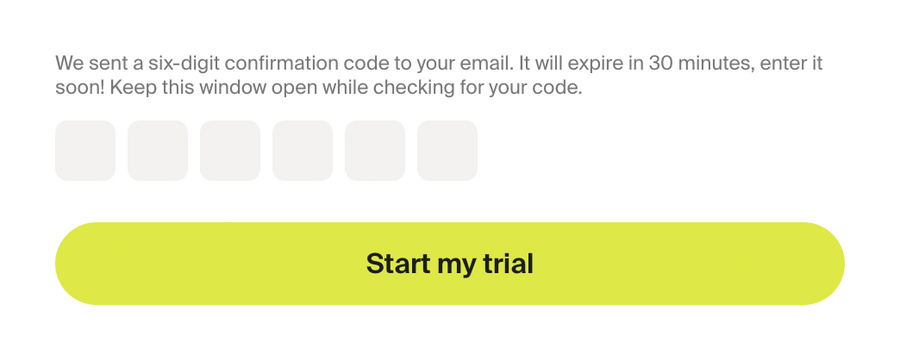Front
				input code ui component