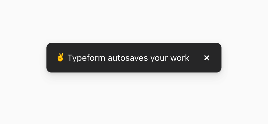 Typeform
				alert ui component