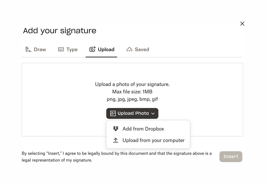 Dropbox
				file upload input ui component
