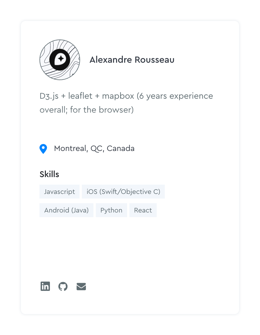 Mapbox
				card ui component