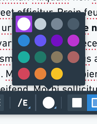 Whimsical
				color picker ui component