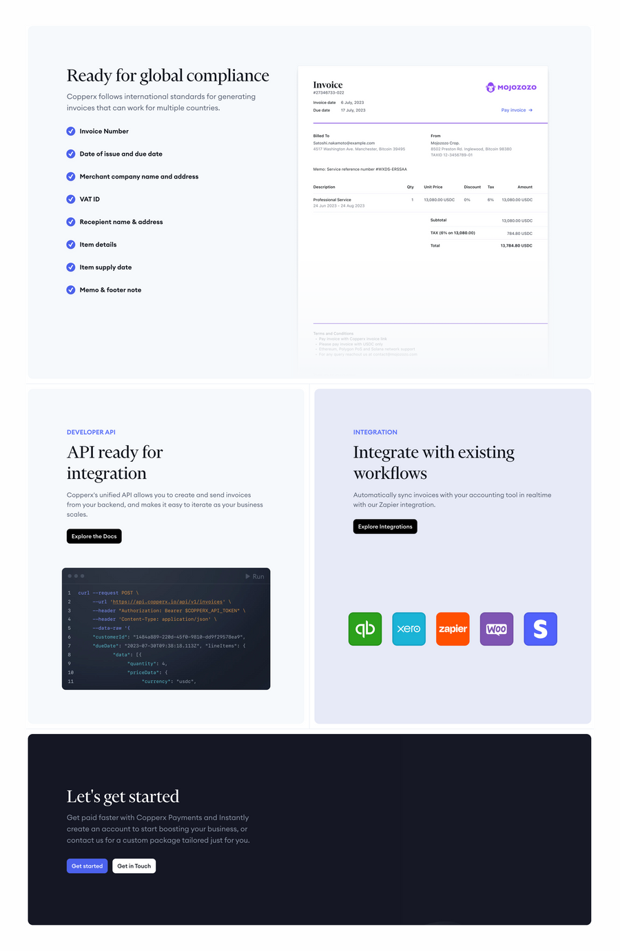 Copperx
				bento box ui component
