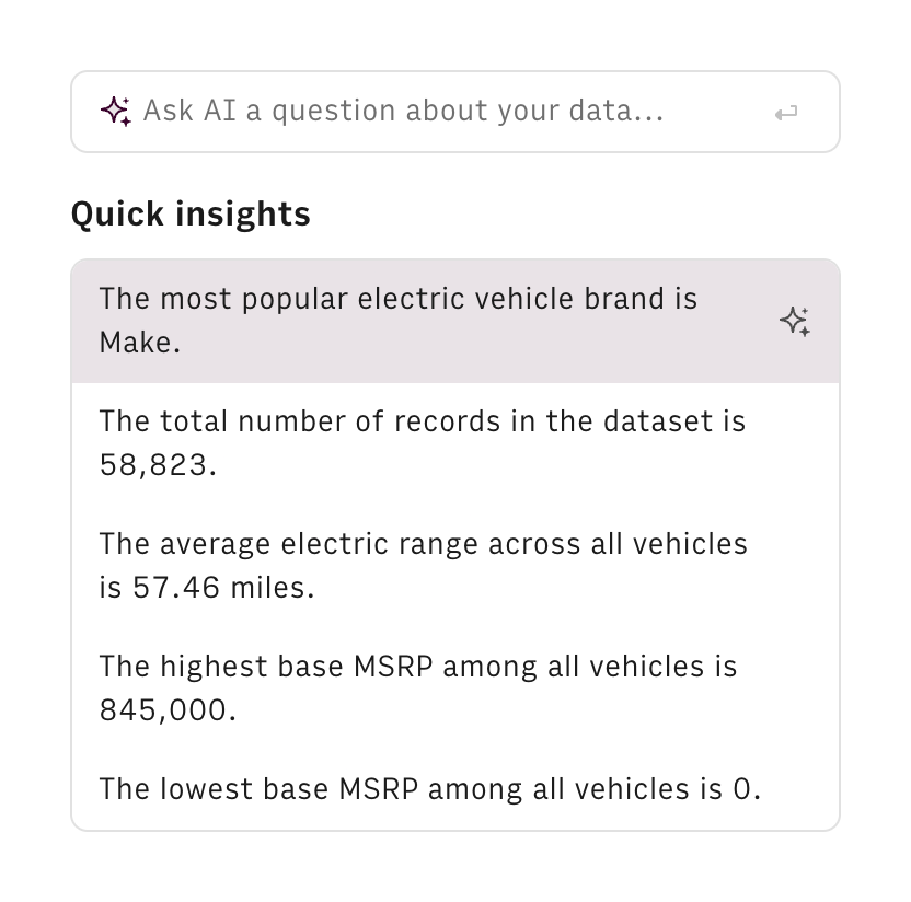 Rows
				artificial intelligence ui component