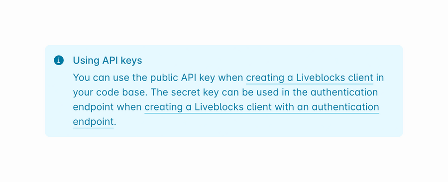 Liveblocks
				message ui component