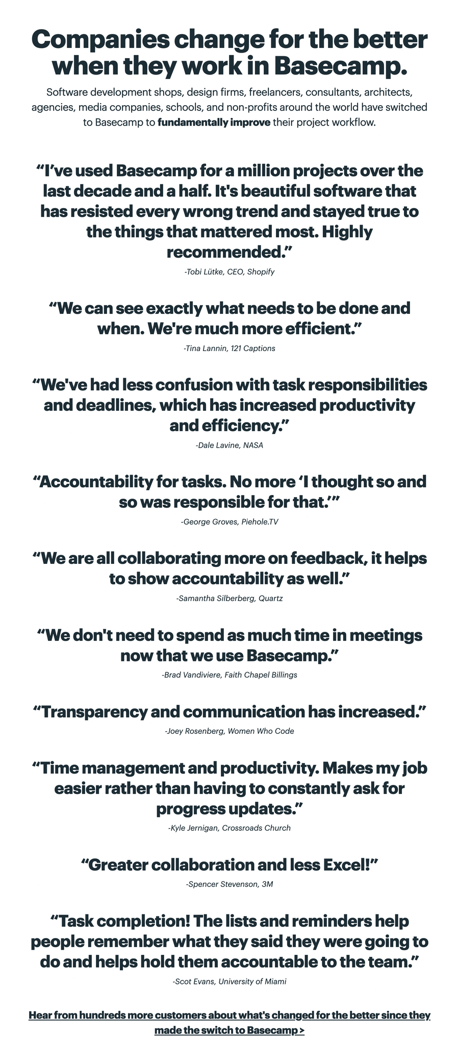 Basecamp
				social proof ui component