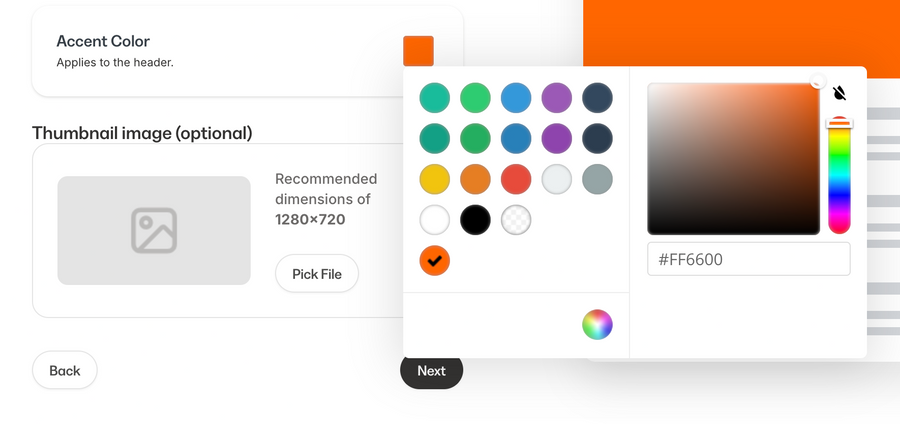 Kajabi
				color picker ui component