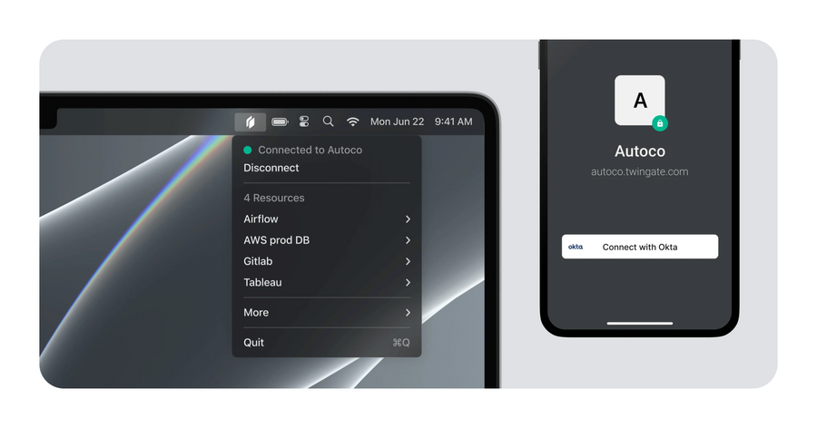 Twingate
				illustration ui component