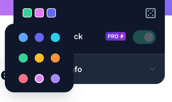 Scribe
				color picker ui component