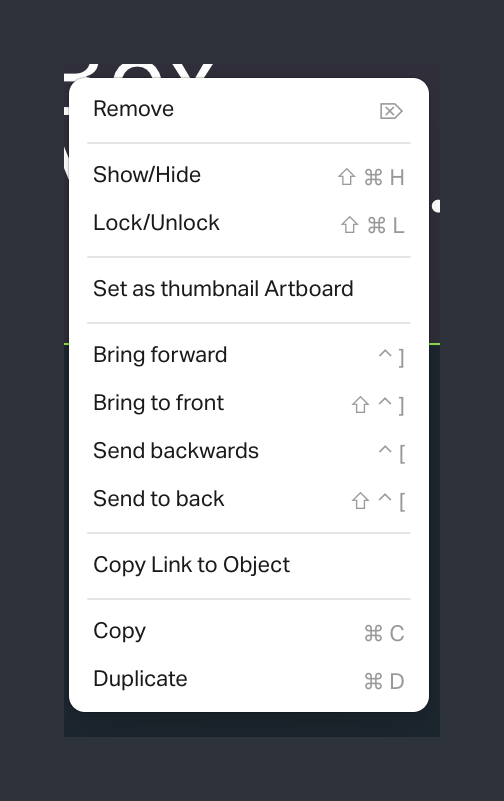 Artboard Studio
				dropdown menu ui component