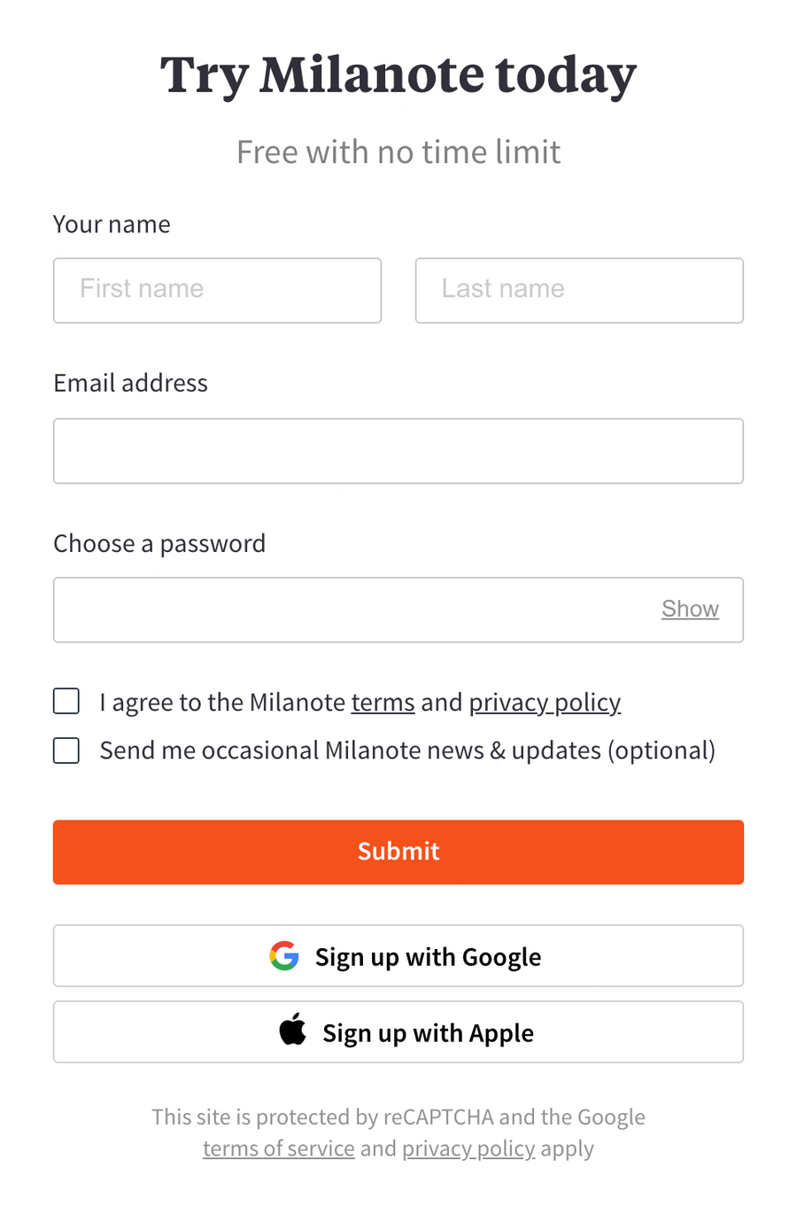 Milanote
				form element ui component