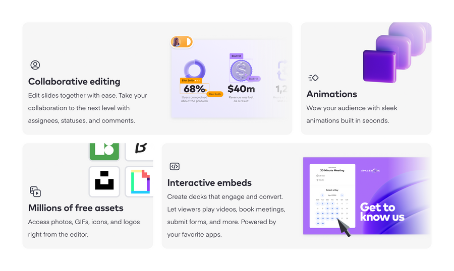 Pitch
				bento box ui component