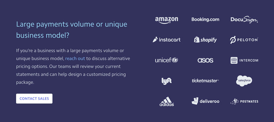 Stripe
				social proof ui component