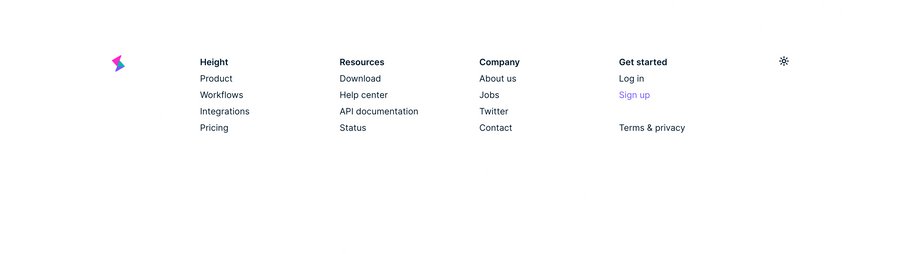 Height
				footer ui component