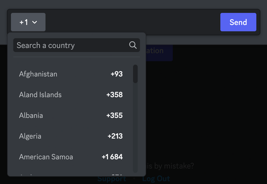 Discord
				input phone number ui component