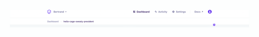 Evervault
				horizontal navigation ui component