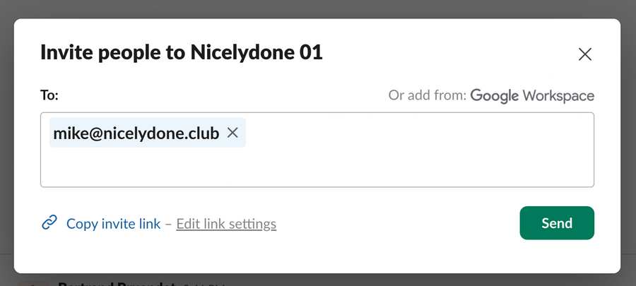 Slack
				input tag ui component