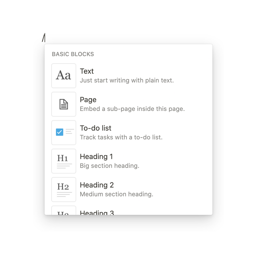 Notion
				rich text editor ui component
