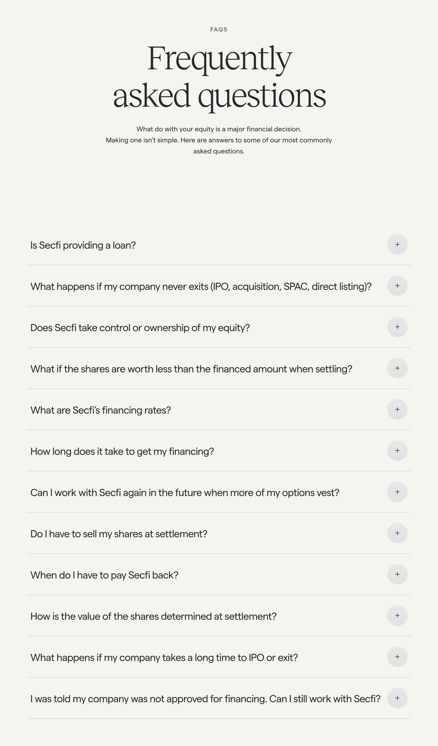 Secfi
				faq ui component