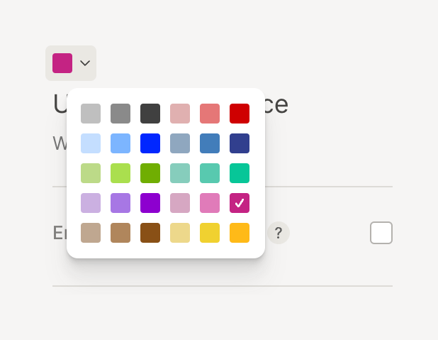 QuestionScout
				color picker ui component