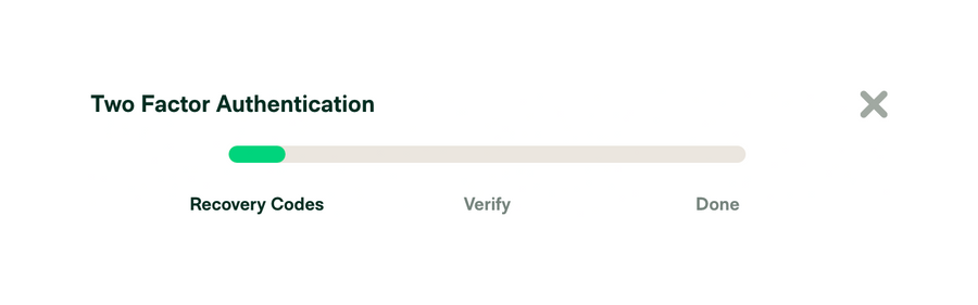 Expensify
				progress indicator ui component