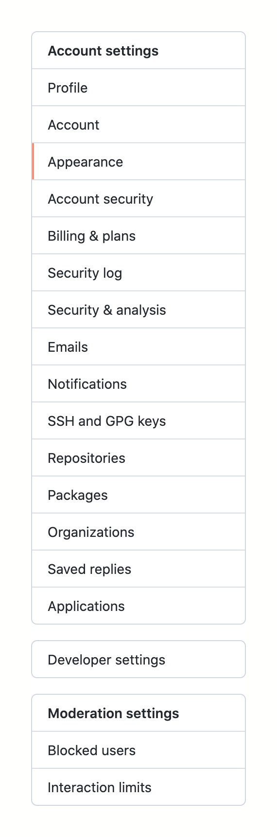 Github
				vertical navigation ui component