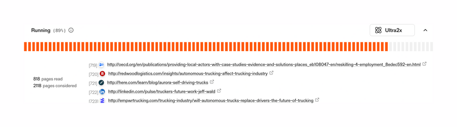Parallel
				progress indicator ui component