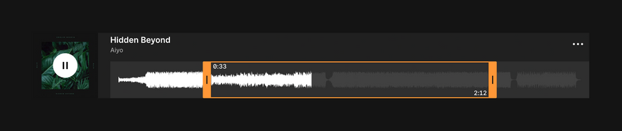 Epidemic Sound
			progress indicator progress bar ui component
