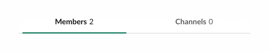 Slack
				tabs ui component