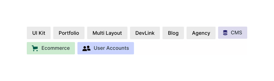 Webflow
				badge ui component