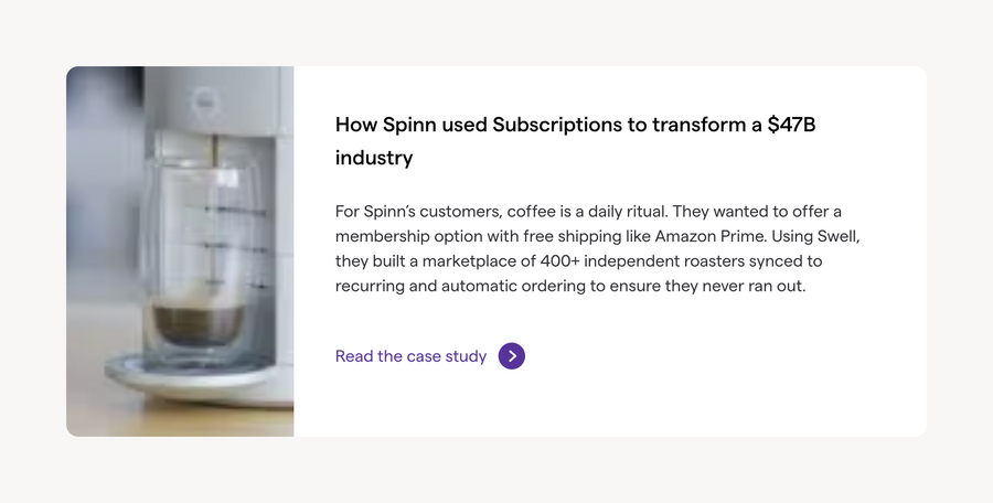 Swell
				testimonial ui component