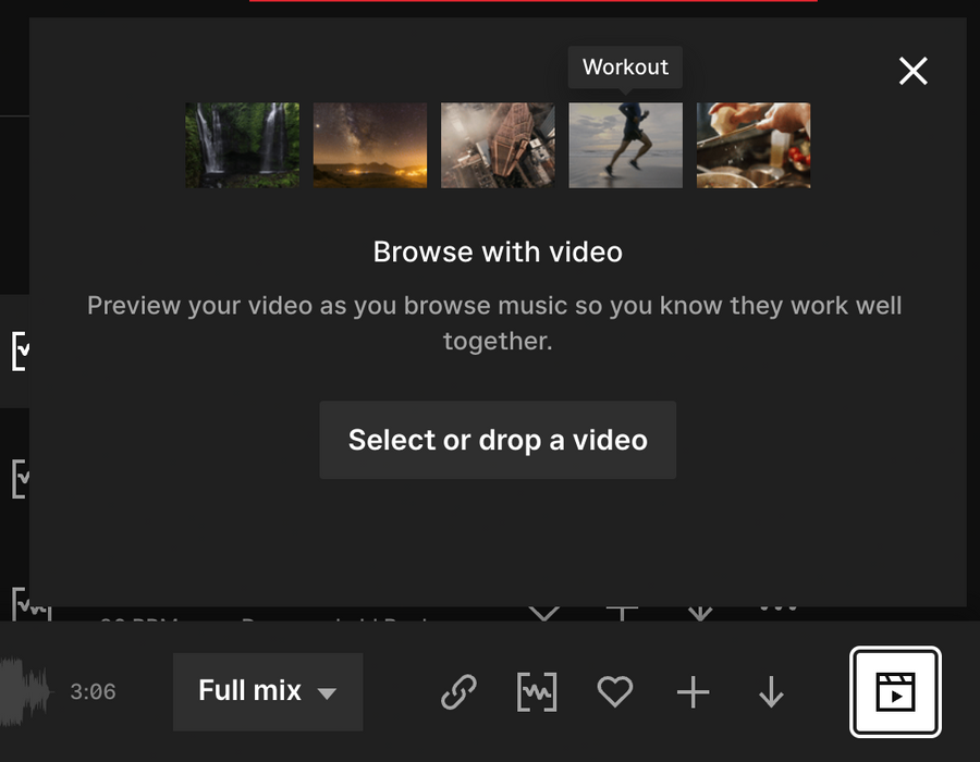 Epidemic Sound
				file upload input ui component