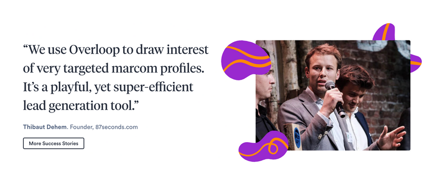 Overloop
				testimonial ui component