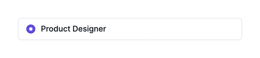 Specify
				checkbox & radio ui component