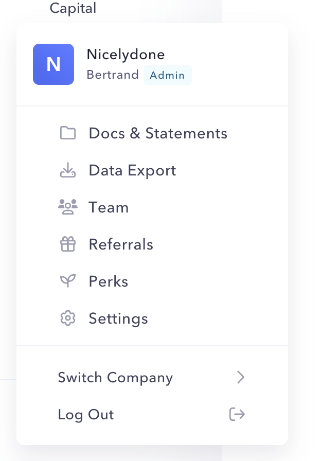 Mercury
				dropdown menu ui component