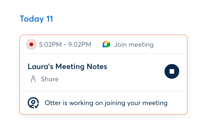 Otter
				card ui component