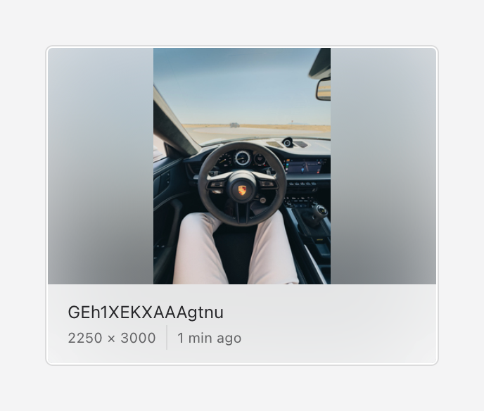 Raster
				card ui component