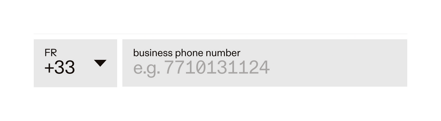 Rekki
				input phone number ui component