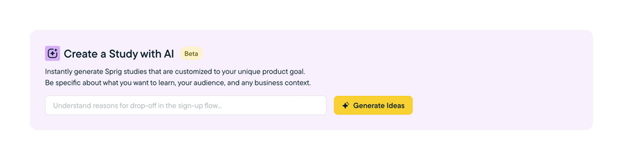 Sprig
				artificial intelligence ui component