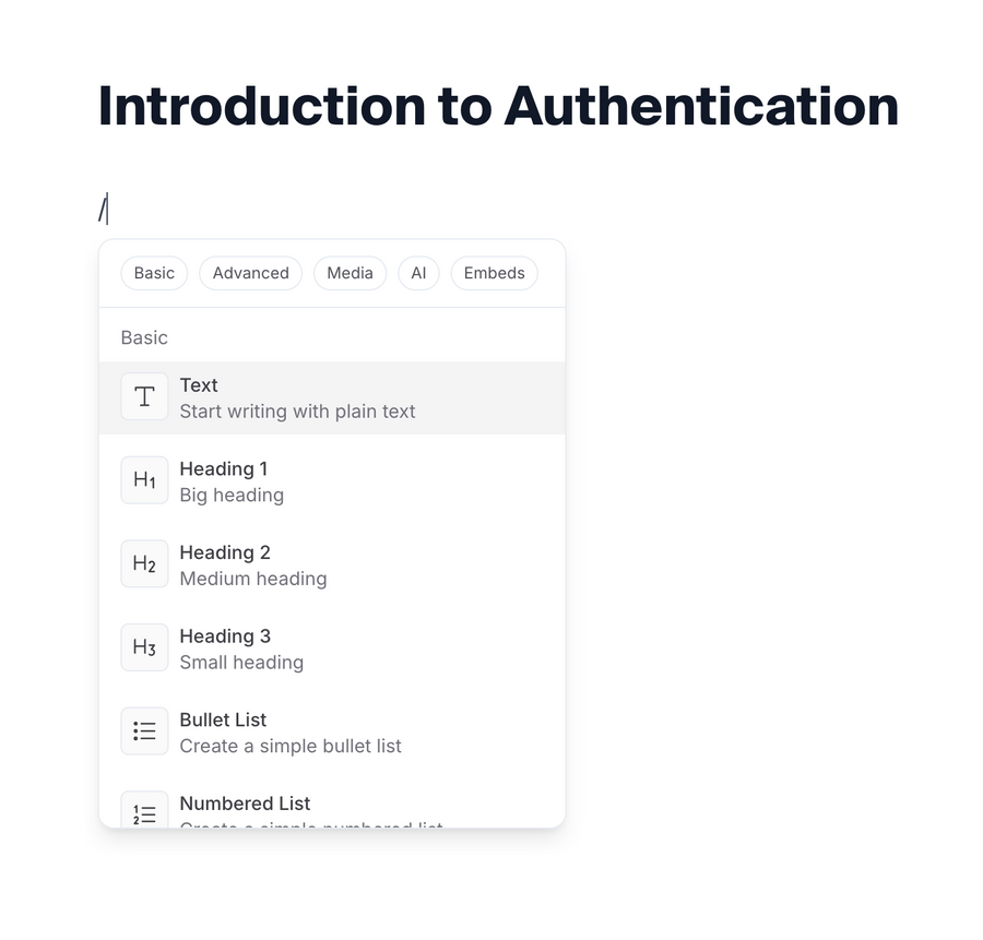 Hashnode
				rich text editor ui component