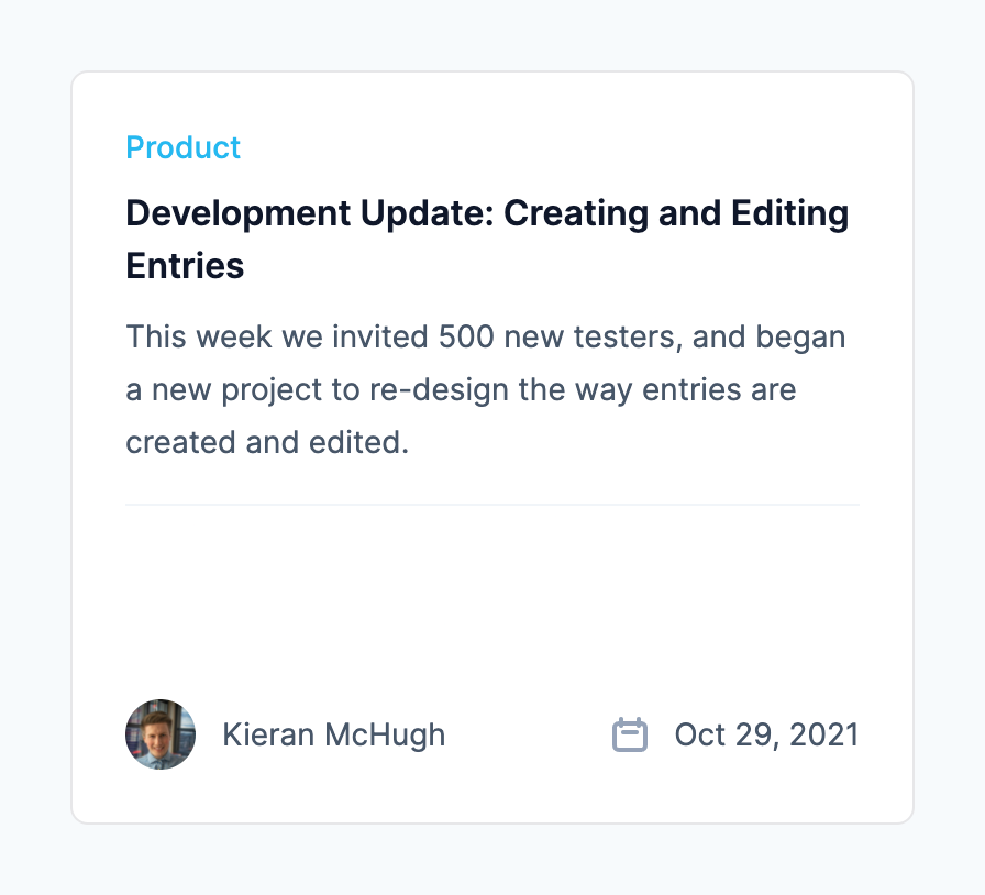 Daybridge
				card ui component