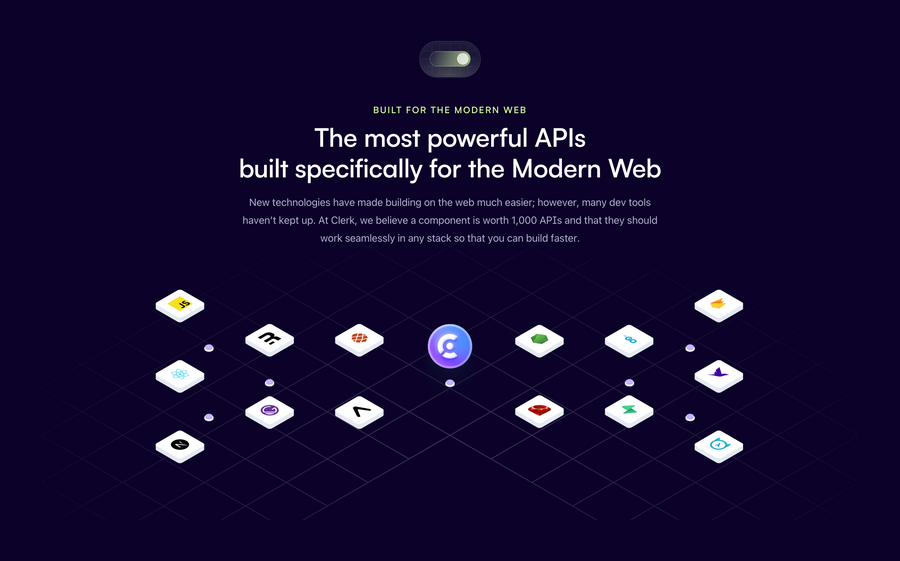 Clerk
				illustration ui component
