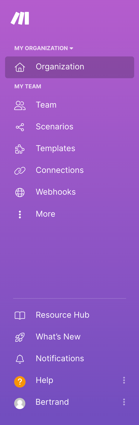 Make
				vertical navigation ui component