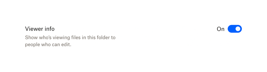 Dropbox
				toggle/switch ui component
