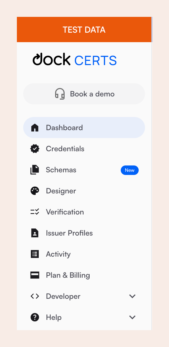 Dock
				vertical navigation ui component