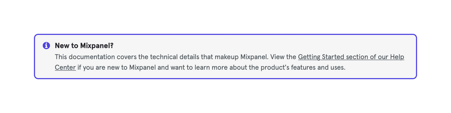 Mixpanel
				message ui component